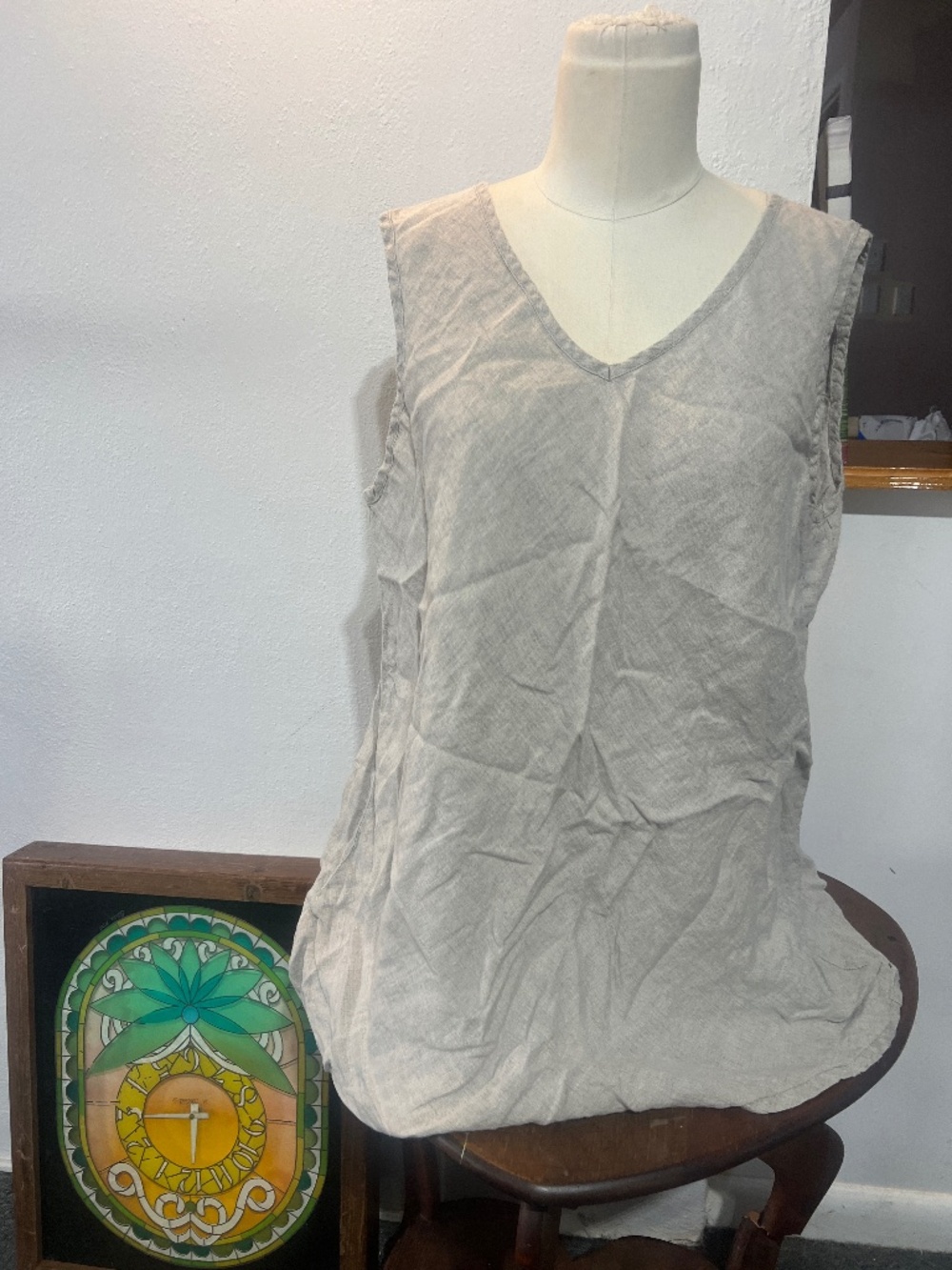 Flax linen tunic